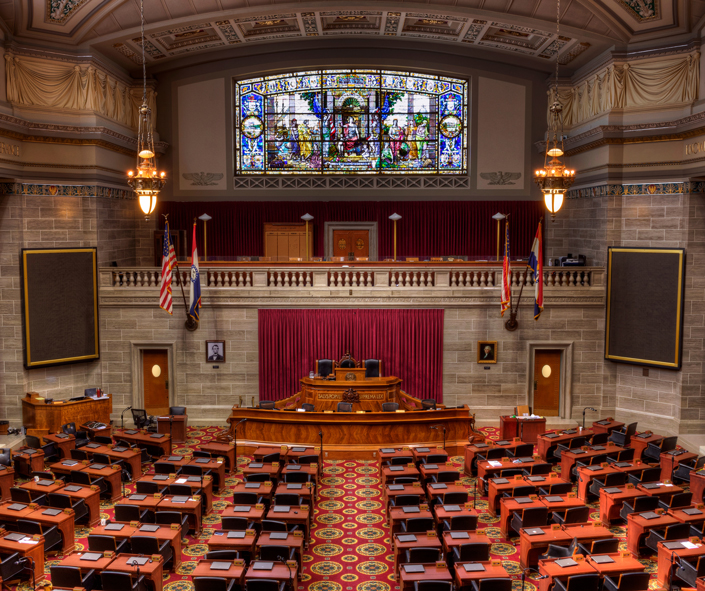photo of the Missouri senate building