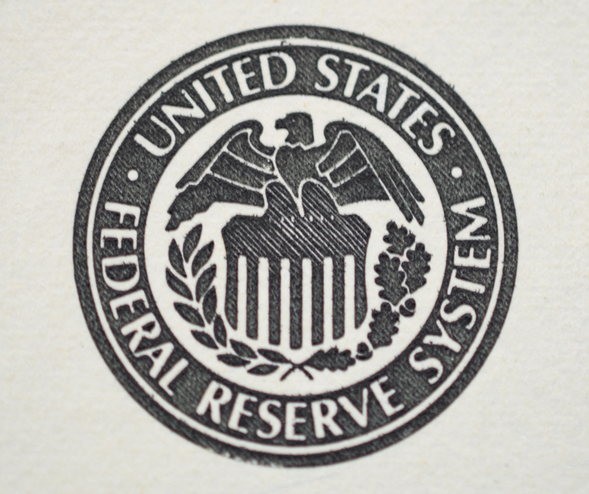 U.S. federal reserve stamp